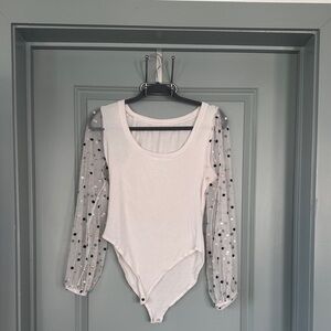 Miami White Ribbed Top